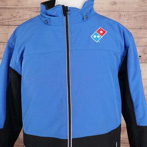 Domino's Gear Jacket Mens 2XL Polyester Water Resistant Windproof Pizza Delivery - Picture 1 of 16